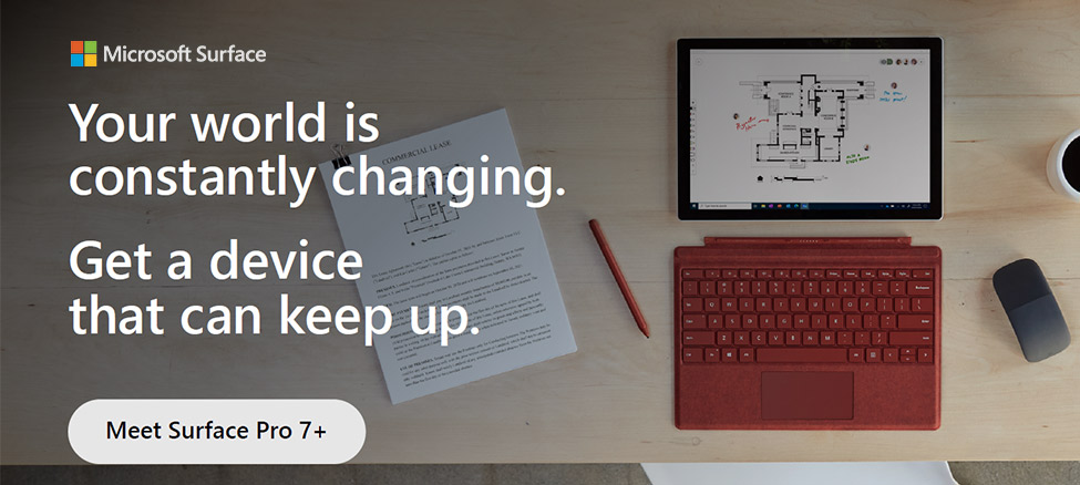 Meet the new Surface Pro 7+ for Business