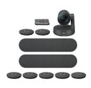 Logitech Rally Plus with 5 Expansion Mics (up to 46 participants)