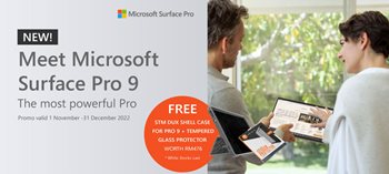 Meet Microsoft Surface Pro 9. The most powerful pro.